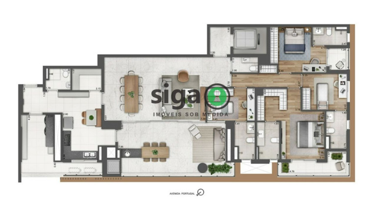 Imagem Apartamento com 4 Quartos à Venda, 224 m² em Brooklin - São Paulo Imagem Apartamento com 4 Quartos à Venda, 224 m² em Brooklin - São Paulo