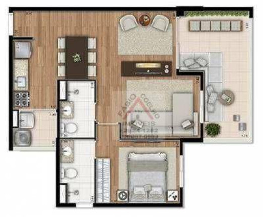 Imagem Apartamento com 2 Quartos à Venda, 65 m² em Jardim Marajoara - São Paulo Imagem Apartamento com 2 Quartos à Venda, 65 m² em Jardim Marajoara - São Paulo