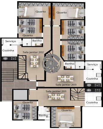 Imagem Apartamento com 3 Quartos à Venda, 87 m² em Parque Xangri-lá - Contagem Imagem Apartamento com 3 Quartos à Venda, 87 m² em Parque Xangri-lá - Contagem