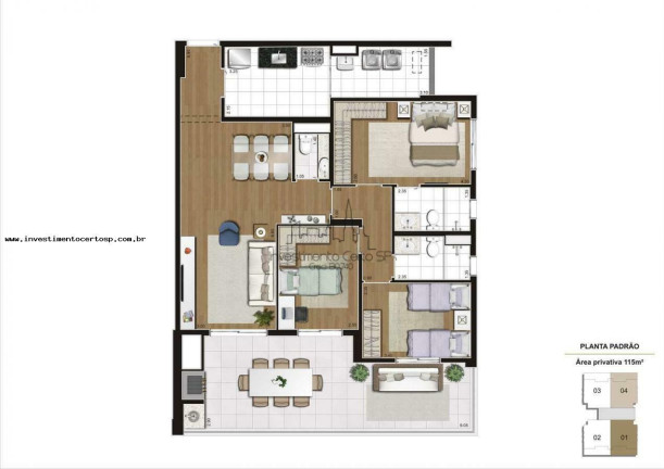 Imagem Apartamento com 3 Quartos à Venda, 115 m² em Ipiranga - São Paulo