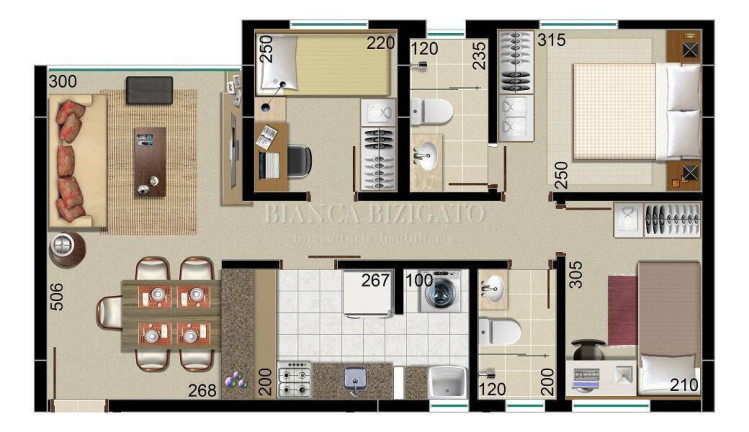 Imagem Apartamento com 3 Quartos à Venda, 60 m² em Boa Vista - Curitiba