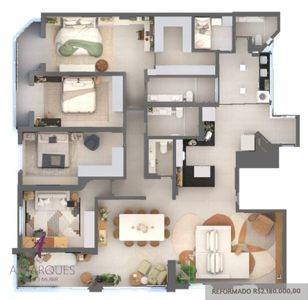 Imagem Apartamento com 4 Quartos à Venda, 230 m² em Copacabana - Rio De Janeiro