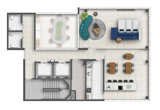 Imagem Apartamento com 2 Quartos à Venda, 54 m² em Brooklin Novo - São Paulo Imagem Apartamento com 2 Quartos à Venda, 54 m² em Brooklin Novo - São Paulo