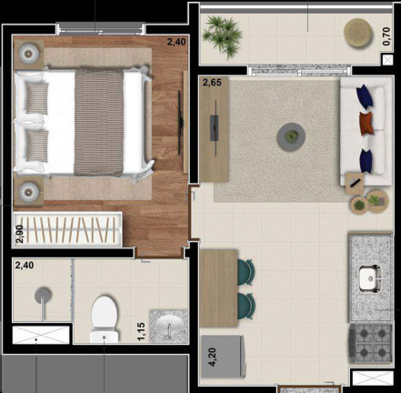 Imagem Apartamento com 1 Quarto à Venda, 24 m² em Saúde - São Paulo Imagem Apartamento com 1 Quarto à Venda, 24 m² em Saúde - São Paulo