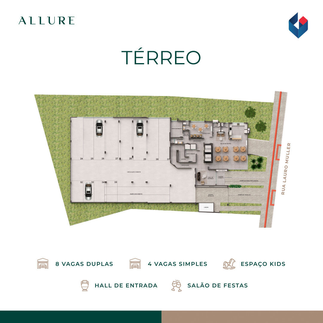 Imagem Apartamento com 3 Quartos à Venda, 105 m² em Centro - Criciúma Imagem Apartamento com 3 Quartos à Venda, 105 m² em Centro - Criciúma