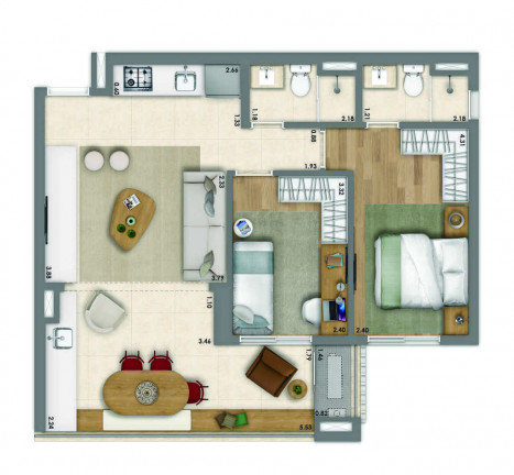 Imagem Apartamento com 1 Quarto à Venda, 37 m² em Vila Mariana - São Paulo