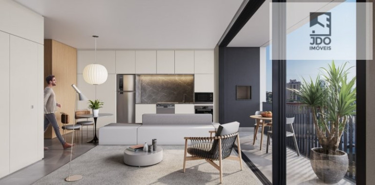 Imagem Apartamento com 1 Quarto à Venda, 55 m² em Batel - Curitiba Imagem Apartamento com 1 Quarto à Venda, 55 m² em Batel - Curitiba