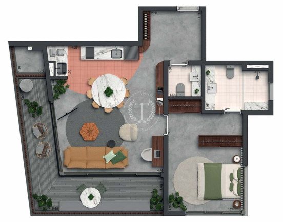 Imagem Apartamento com 1 Quarto à Venda, 88 m² em Jardim Paulista - São Paulo