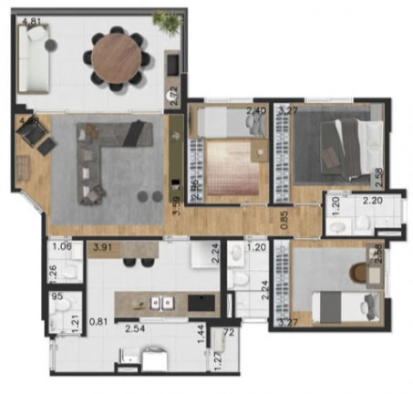 Imagem Apartamento com 3 Quartos à Venda, 128 m² em Vila Mariana - São Paulo Imagem Apartamento com 3 Quartos à Venda, 128 m² em Vila Mariana - São Paulo