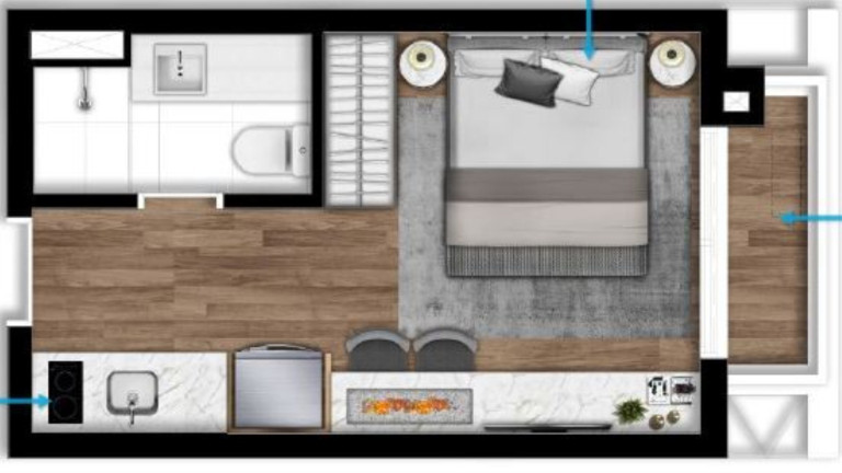 Imagem Imóvel com 1 Quarto à Venda, 33 m² em Paraíso - São Paulo Imagem Imóvel com 1 Quarto à Venda, 33 m² em Paraíso - São Paulo