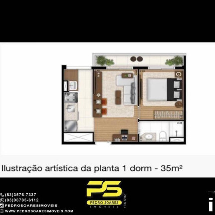 Imagem Apartamento com 1 Quarto à Venda, 28 m² em Aclimação - São Paulo