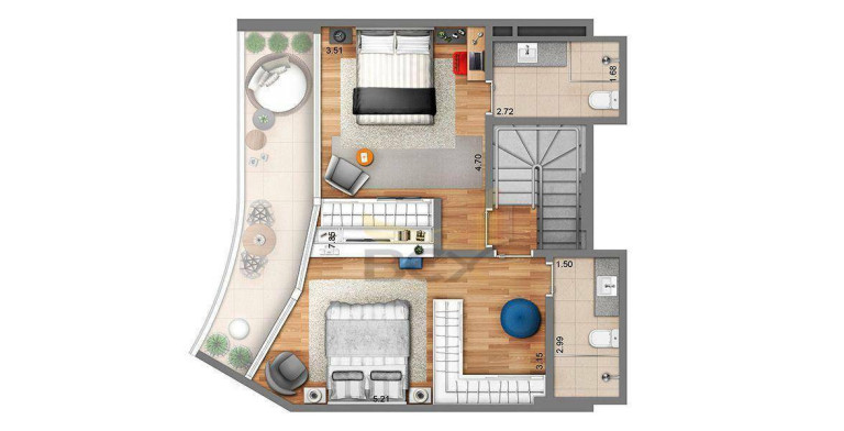 Imagem Apartamento com 3 Quartos à Venda, 212 m² em Empresarial 18 Do Forte - Barueri