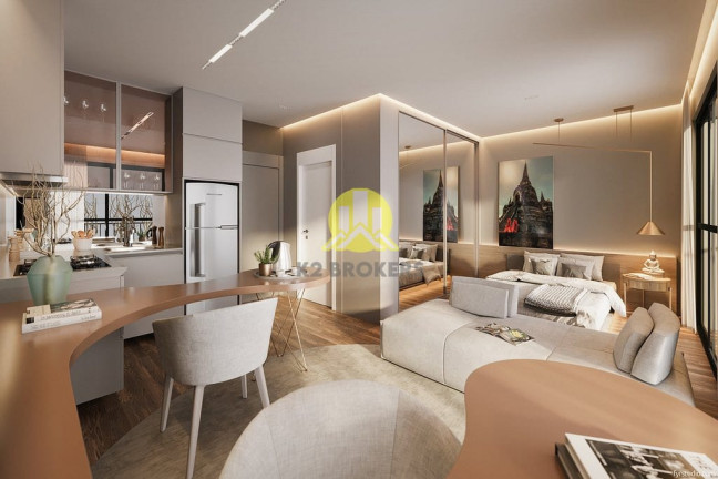 Imagem Apartamento com 1 Quarto à Venda, 34 m² em Batel - Curitiba Imagem Apartamento com 1 Quarto à Venda, 34 m² em Batel - Curitiba