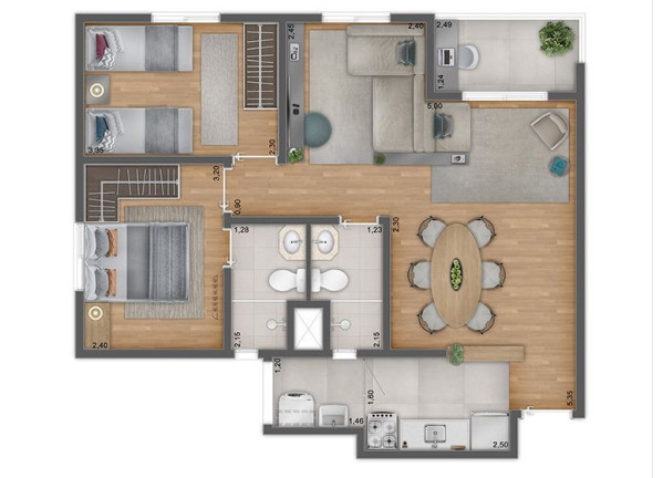 Imagem Apartamento com 3 Quartos à Venda, 59 m² em Limão - São Paulo