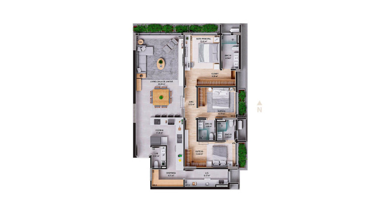 Imagem Apartamento com 3 Quartos à Venda, 183 m² em Centro - Florianópolis Imagem Apartamento com 3 Quartos à Venda, 183 m² em Centro - Florianópolis