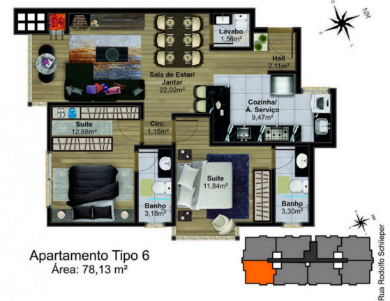 Imagem Imóvel à Venda, 99 m² em Centro - Canela Imagem Imóvel à Venda, 99 m² em Centro - Canela