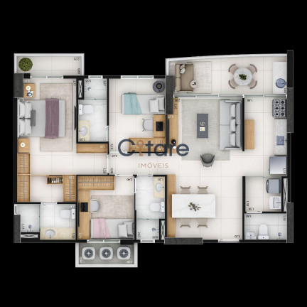 Imagem Apartamento com 3 Quartos à Venda,  em Cocó - Fortaleza