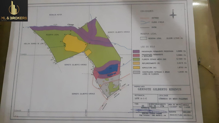 Imagem Imóvel com 3 Quartos à Venda, 200.000 m² em Zona Rural - Mandirituba