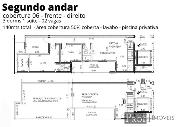 Imagem Cobertura com 3 Quartos à Venda, 140 m² em Bela Vista - Santo André Imagem Cobertura com 3 Quartos à Venda, 140 m² em Bela Vista - Santo André