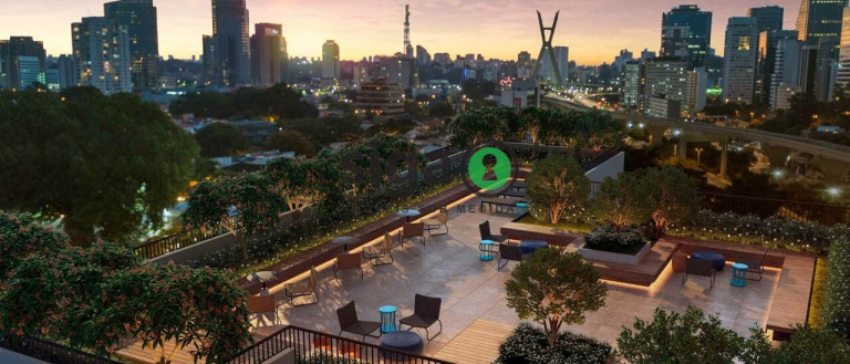 Imagem Apartamento com 1 Quarto à Venda, 24 m² em Brooklin - São Paulo