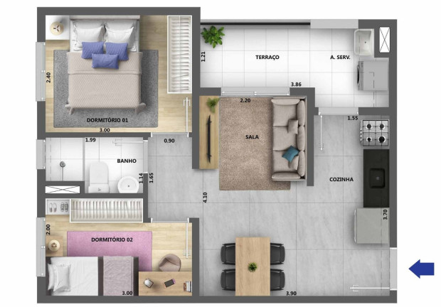 Imagem Apartamento com 1 Quarto à Venda, 34 m² em Pirituba - São Paulo Imagem Apartamento com 1 Quarto à Venda, 34 m² em Pirituba - São Paulo
