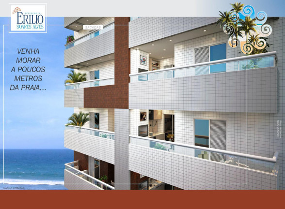 Imagem Imóvel com 2 Quartos à Venda, 73 m² em Maracanã - Praia Grande