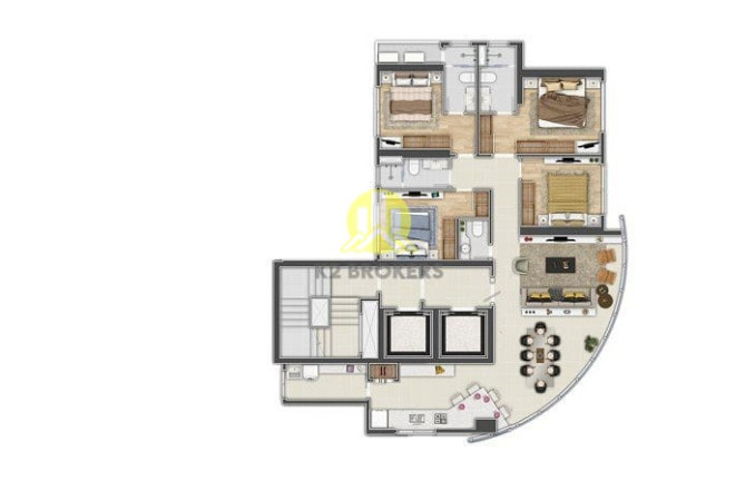 Imagem Apartamento com 4 Quartos à Venda, 197 m² em Centro - Balneário Camboriú