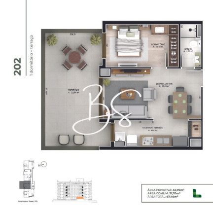 Imagem Apartamento com 2 Quartos à Venda, 72 m² em Jardim Botânico - Porto Alegre