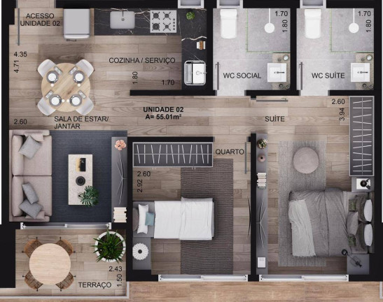 Imagem Apartamento à Venda, 24 m² em Intermares - Cabedelo