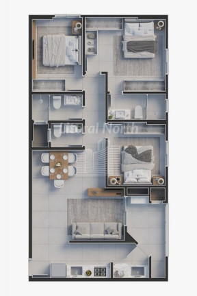 Imagem Apartamento com 2 Quartos à Venda, 55 m² em Praia Brava - Itajaí Imagem Apartamento com 2 Quartos à Venda, 55 m² em Praia Brava - Itajaí