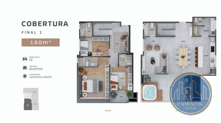 Imagem Apartamento com 2 Quartos à Venda, 70 m² em Batel - Curitiba Imagem Apartamento com 2 Quartos à Venda, 70 m² em Batel - Curitiba