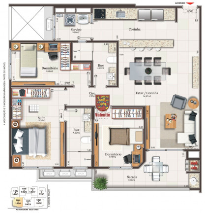 Imagem Apartamento com 3 Quartos à Venda, em Campinas - São José Imagem Apartamento com 3 Quartos à Venda, em Campinas - São José