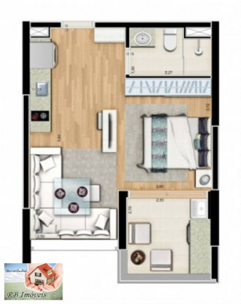 Imagem Loft com 1 Quarto à Venda, 37 m² em Jardim Do Mar - São Bernardo Do Campo