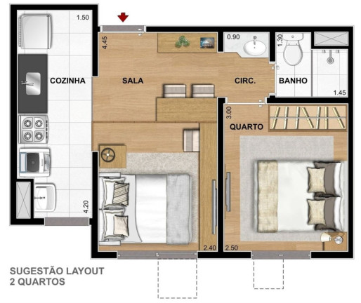 Imagem Imóvel com 1 Quarto à Venda, 32 m² em Riachuelo - Rio De Janeiro