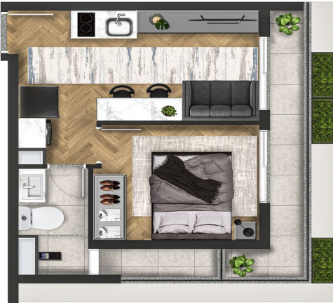 Imagem Apartamento com 1 Quarto à Venda, 33 m² em Jardim Paulista - São Paulo