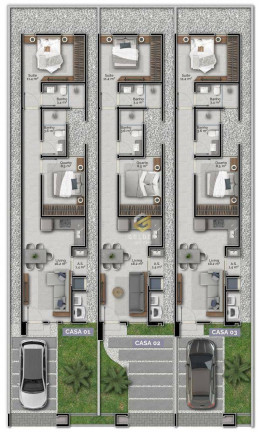 Imagem Casa com 2 Quartos à Venda, 68 m² em Loteamento Flora Flora - Tijucas