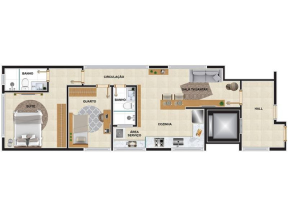 Imagem Apartamento com 2 Quartos à Venda, 65 m² em Lourdes - Belo Horizonte