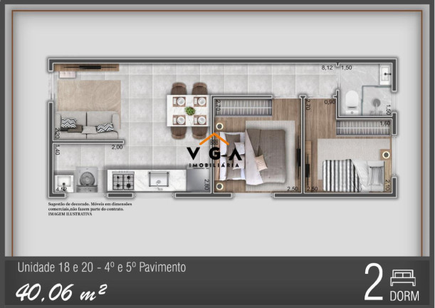 Imagem Apartamento com 2 Quartos à Venda, 40 m² em Artur Alvim - São Paulo