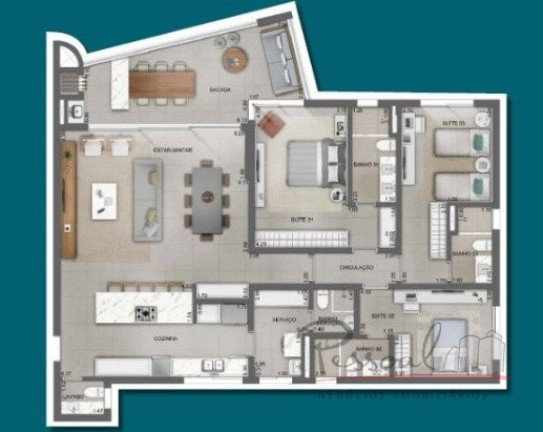 Imagem Apartamento com 3 Quartos à Venda, 25.349 m² em Cacupé - Florianópolis
