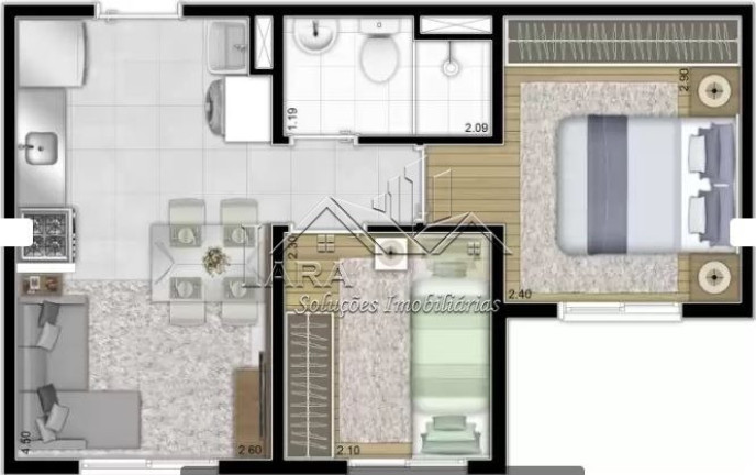 Imagem Apartamento com 2 Quartos à Venda, em Itaquera - São Paulo Imagem Apartamento com 2 Quartos à Venda, em Itaquera - São Paulo