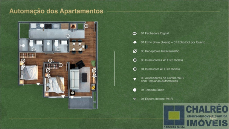 Imagem Imóvel com 1 Quarto à Venda, 53 m² em Candiago - Gramado