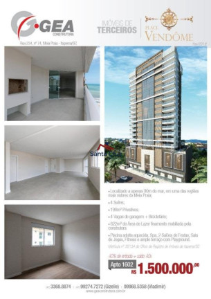 Imagem Apartamento com 4 Quartos à Venda, 300 m² em Meia Praia - Itapema Imagem Apartamento com 4 Quartos à Venda, 300 m² em Meia Praia - Itapema