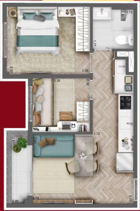 Imagem Apartamento com 1 Quarto à Venda, 28 m² em Perdizes - São Paulo Imagem Apartamento com 1 Quarto à Venda, 28 m² em Perdizes - São Paulo