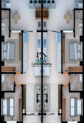 Imagem Casa com 2 Quartos à Venda, 68 m² em Balneário De Gaivotas - Matinhos