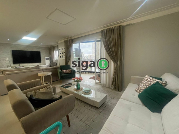 Apartamento com 3 Quartos para Alugar, 121 m² em Anália Franco - São Paulo