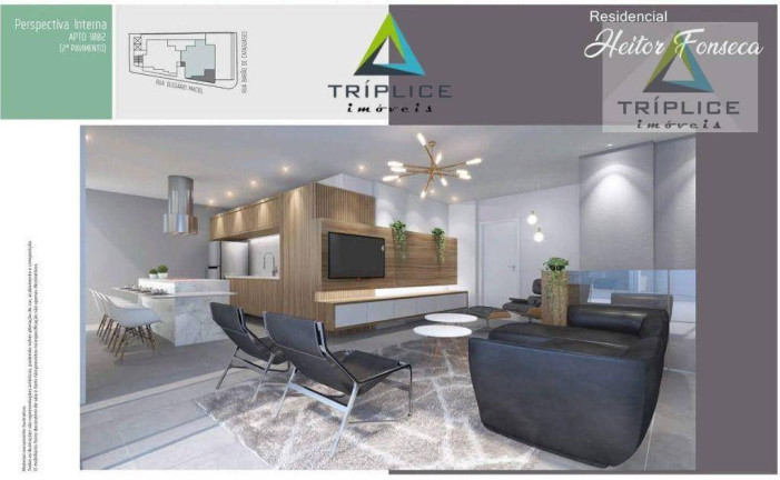 Imagem Apartamento com 3 Quartos à Venda, 106 m² em Santa Helena - Juiz De Fora