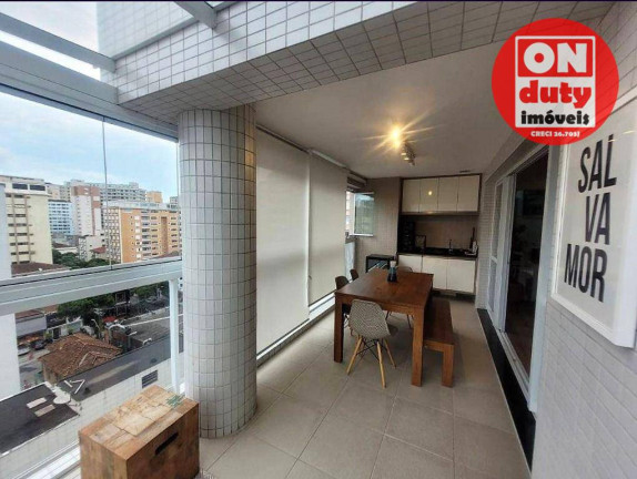 Imagem Apartamento com 2 Quartos à Venda, 121 m² em Gonzaga - Santos