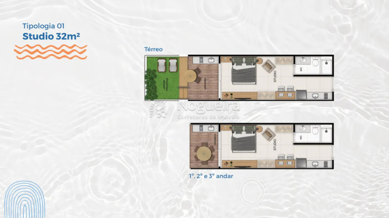 Imagem Apartamento com 1 Quarto à Venda, 32 m² em Praia Dos Carneiros - Tamandaré