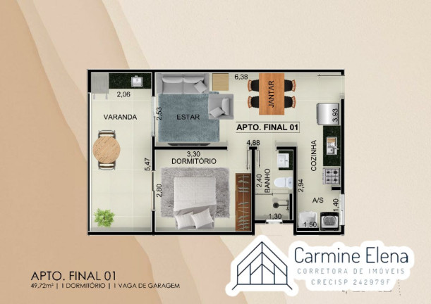 Imagem Apartamento com 1 Quarto à Venda, 49 m² em Centro - Ubatuba Imagem Apartamento com 1 Quarto à Venda, 49 m² em Centro - Ubatuba