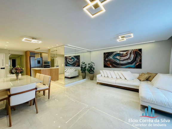 Imagem Apartamento com 3 Quartos para Alugar, 147 m² em Gonzaga - Santos Imagem Apartamento com 3 Quartos para Alugar, 147 m² em Gonzaga - Santos